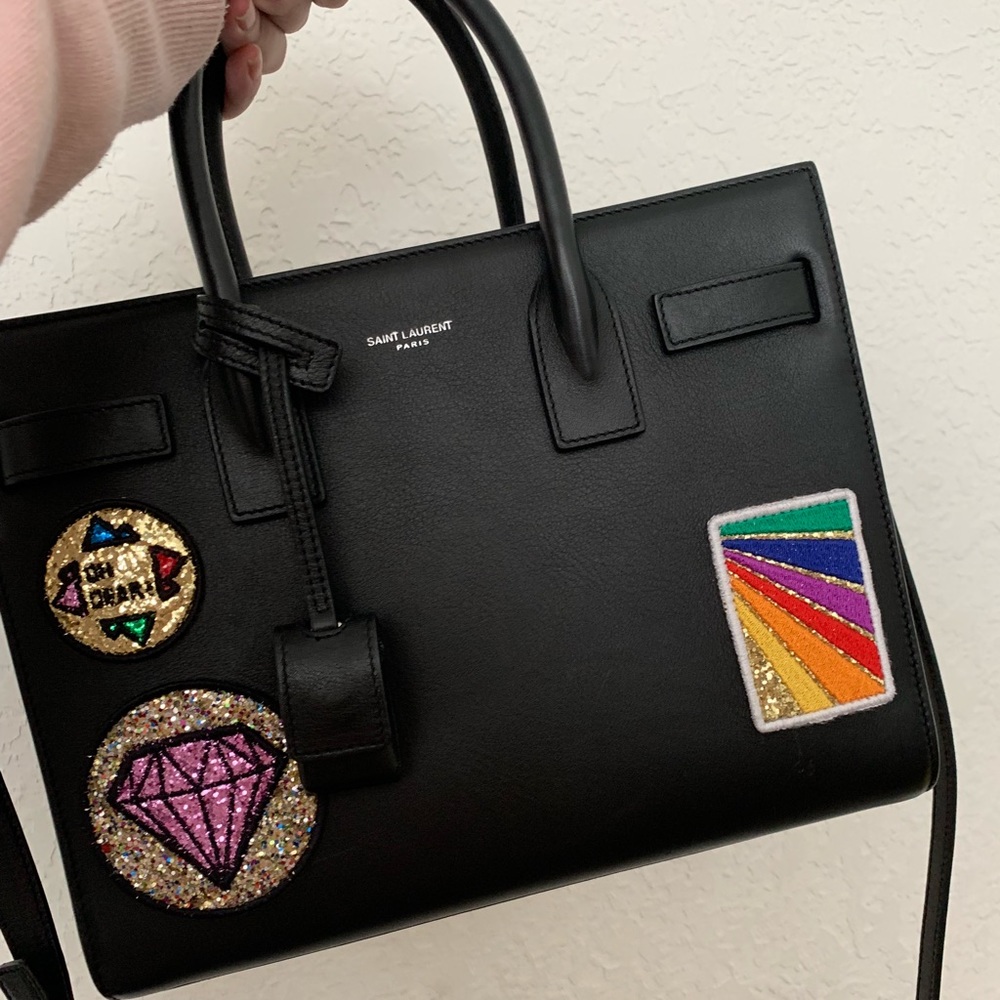 ❌SOLD❌Saint Laurent Sac De Jour Multi Patch
